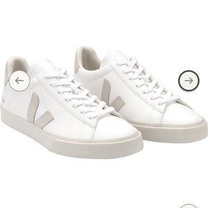 Veja Campo Leather White Natural Suede